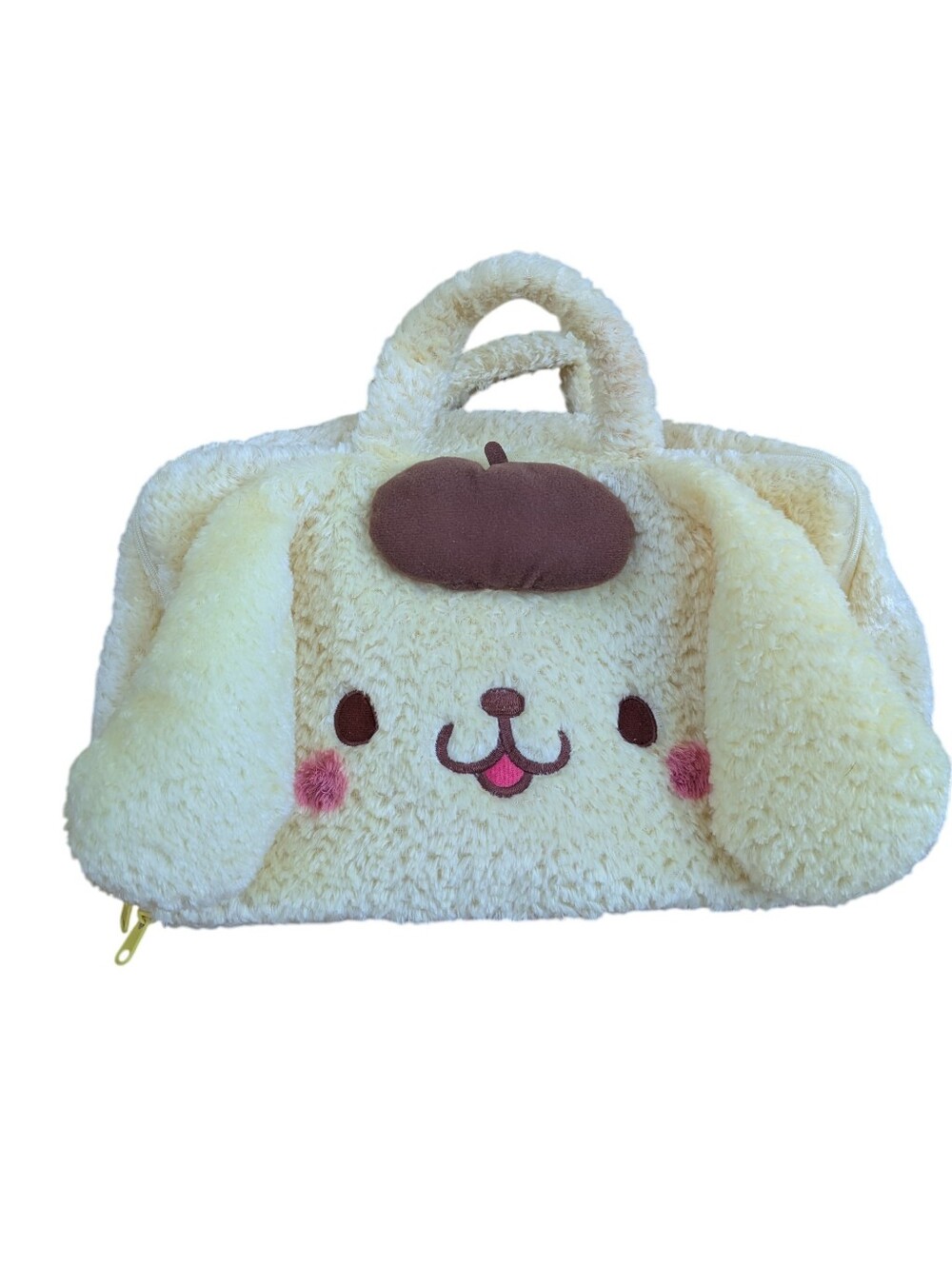 Pompompurin Premium Fluffy Trunk Bag
